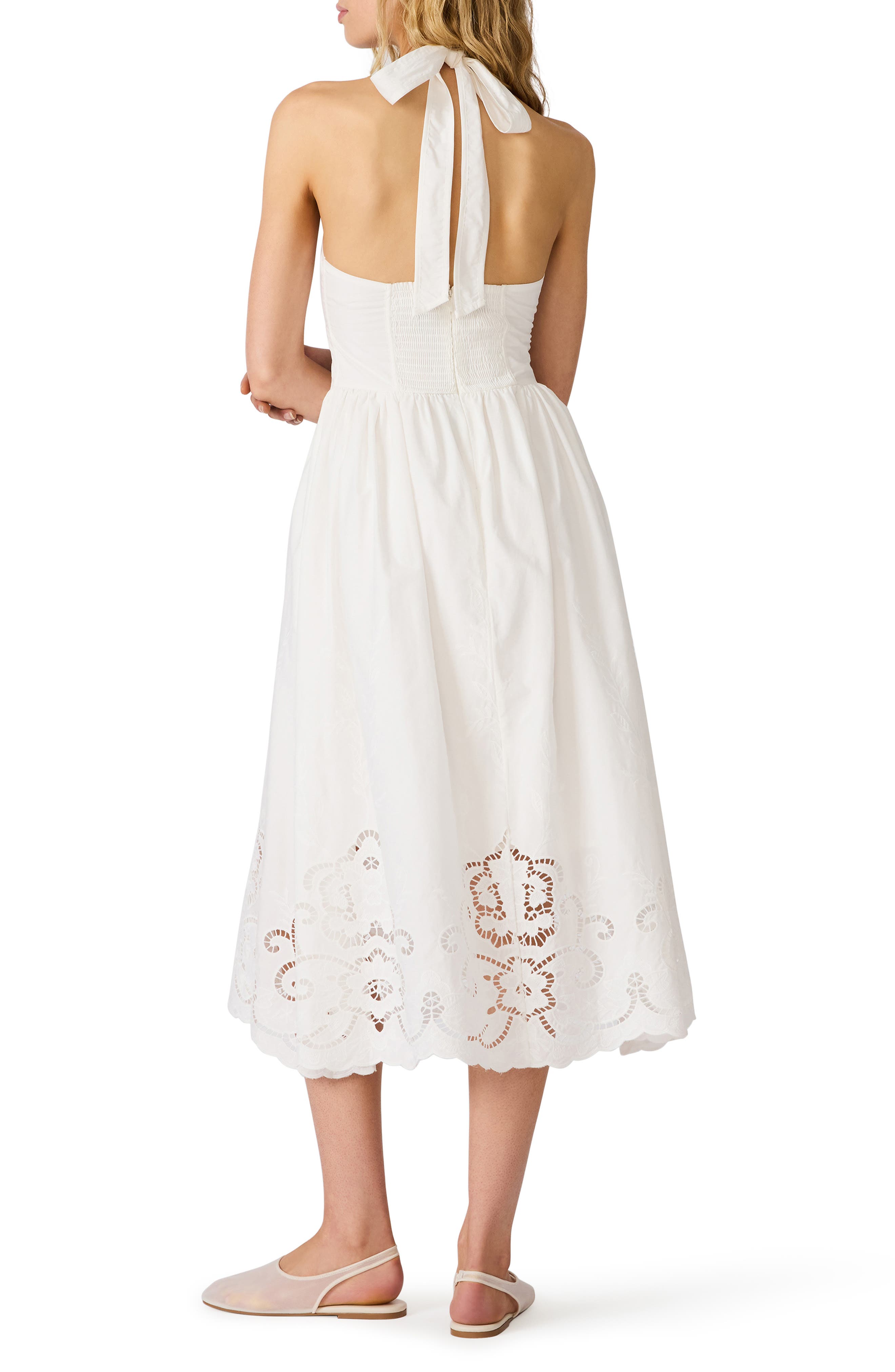 Margie Cutout Halter Midi Dress - image 2