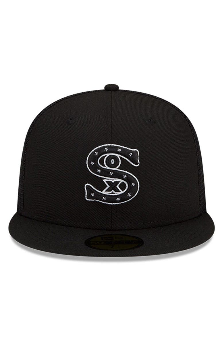 New Era Men's New Era  Black Chicago White Sox 2023 Batting Practice 59FIFTY Fitted Hat, Alternate, color, 