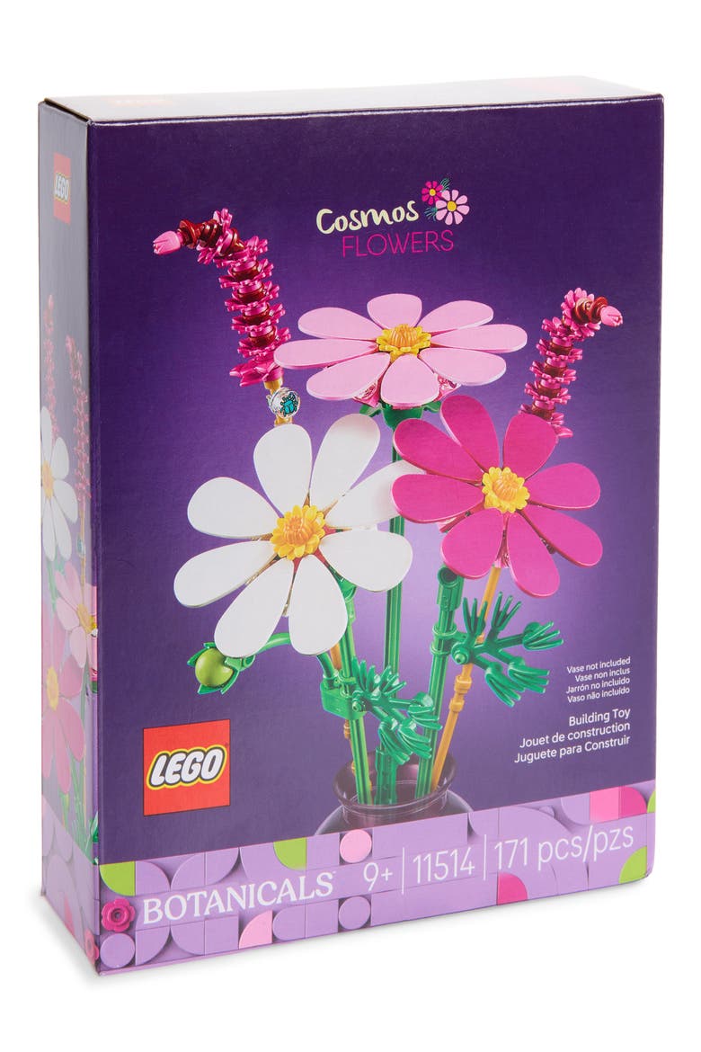 Kids' Cosmos Flowers Building Set 11514, Main, color, PINK MULTI