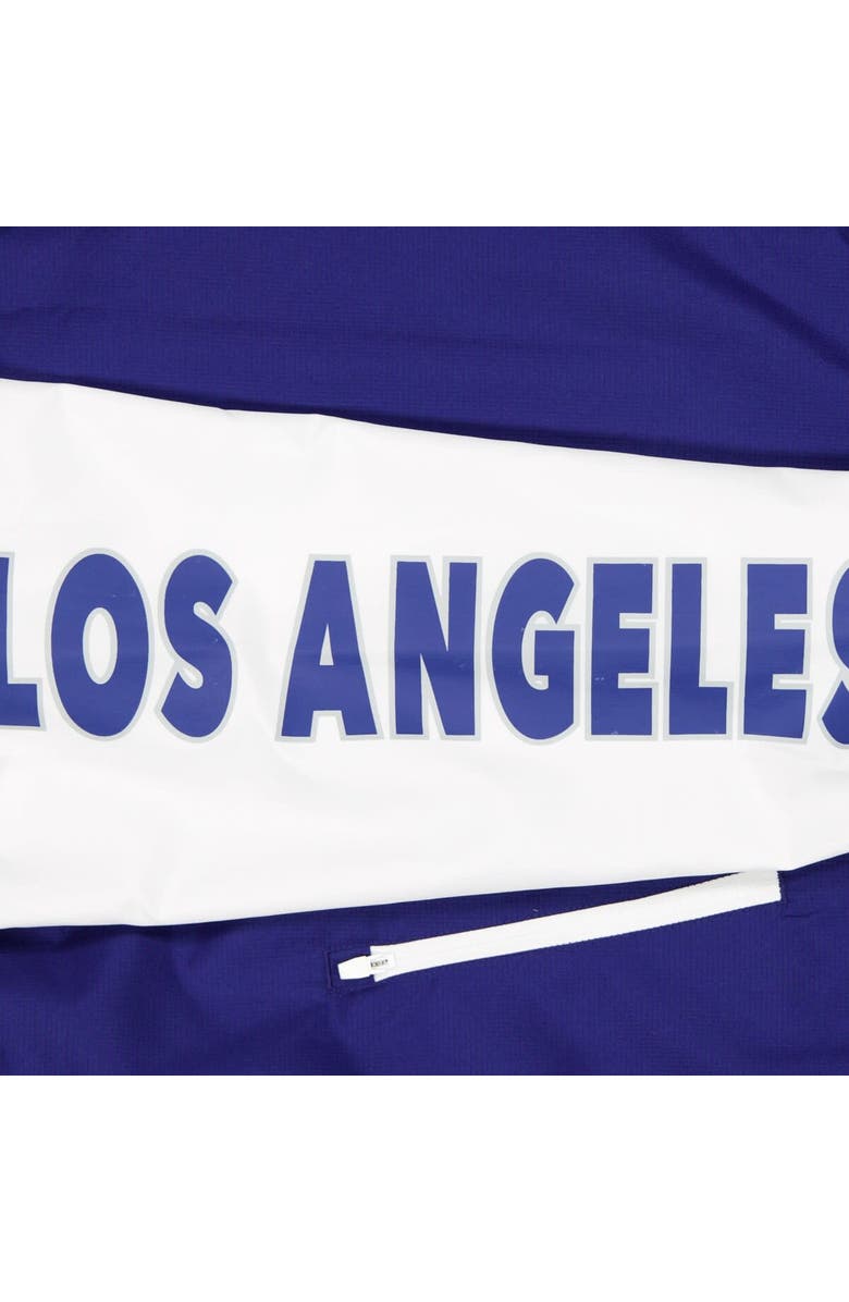 New Era Men's New Era  Royal/Gray Los Angeles Dodgers Color Block Full-Zip Hoodie Windbreaker, Alternate, color, 