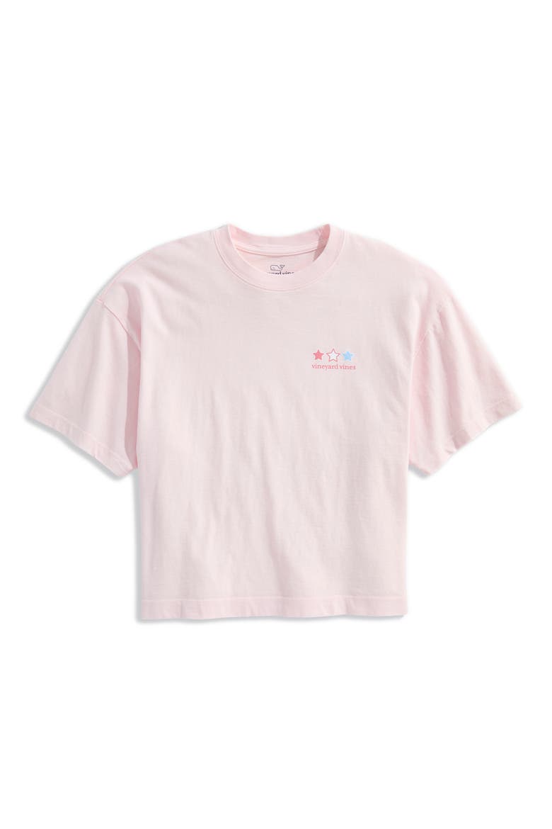 Boxy Graphic T-Shirt, Main, color, PINK DRINK