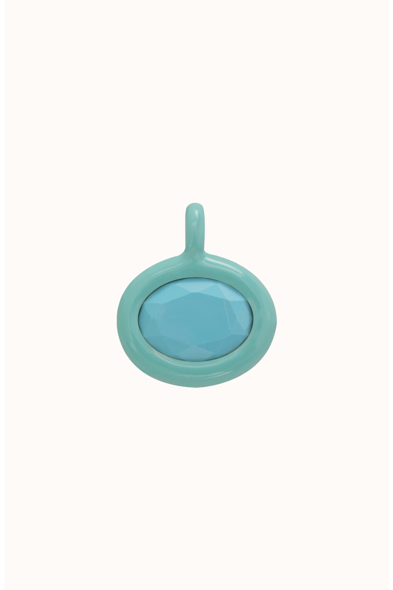Birthstone Charm, Main, color, December - Turquoise