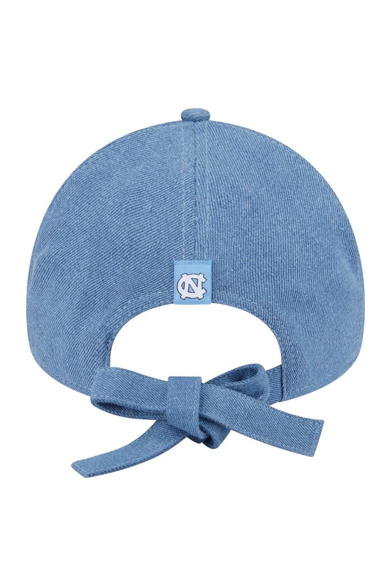 Women's New Era Denim North Carolina Tar Heels A-Frame 9FORTY Adjustable Hat, Alternate, color, Denim