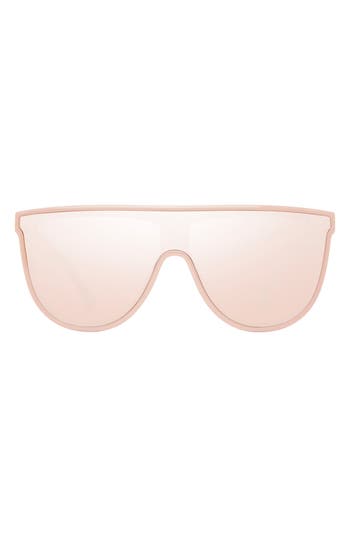 Kurt Geiger London Regent 99mm Oversize Shield Sunglasses In Pink