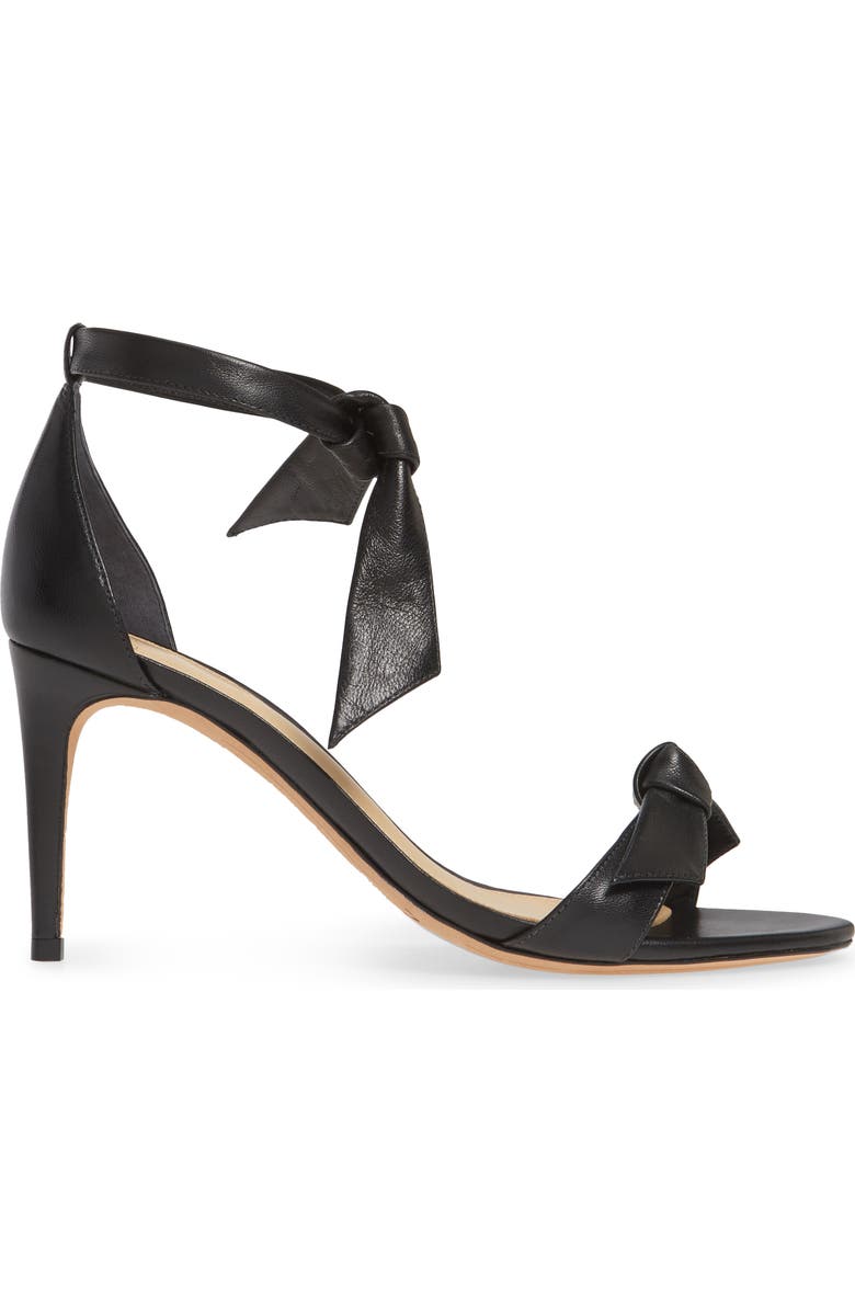 Alexandre Birman Clarita Ankle Tie Sandal, Alternate, color, Black Leather