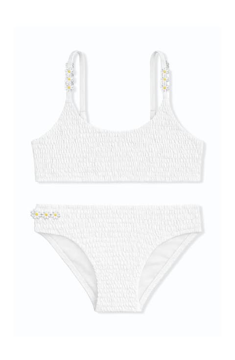 Smocked Two Piece Swimsuit