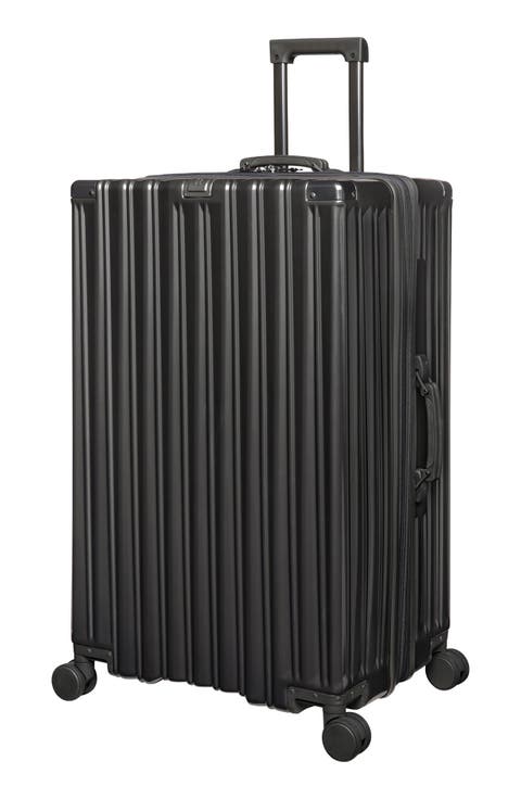 Fast Track Expandable Hardside Checked Spinner Suitcase