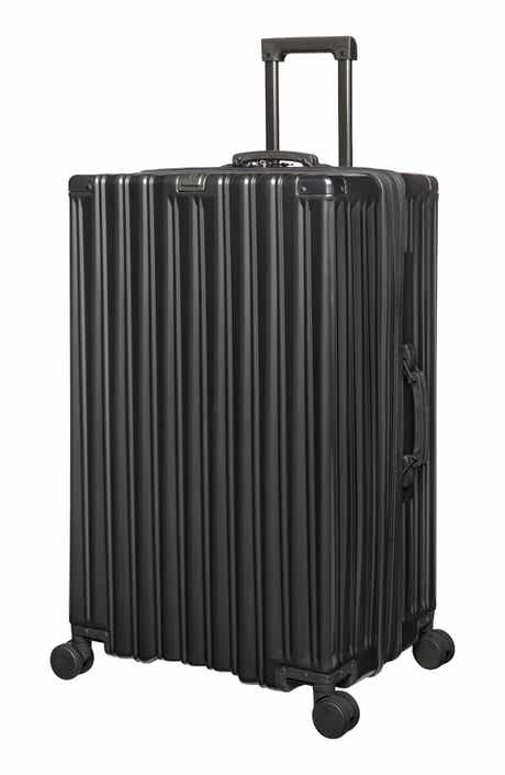 Fast Track Expandable Hardside Checked Spinner Suitcase