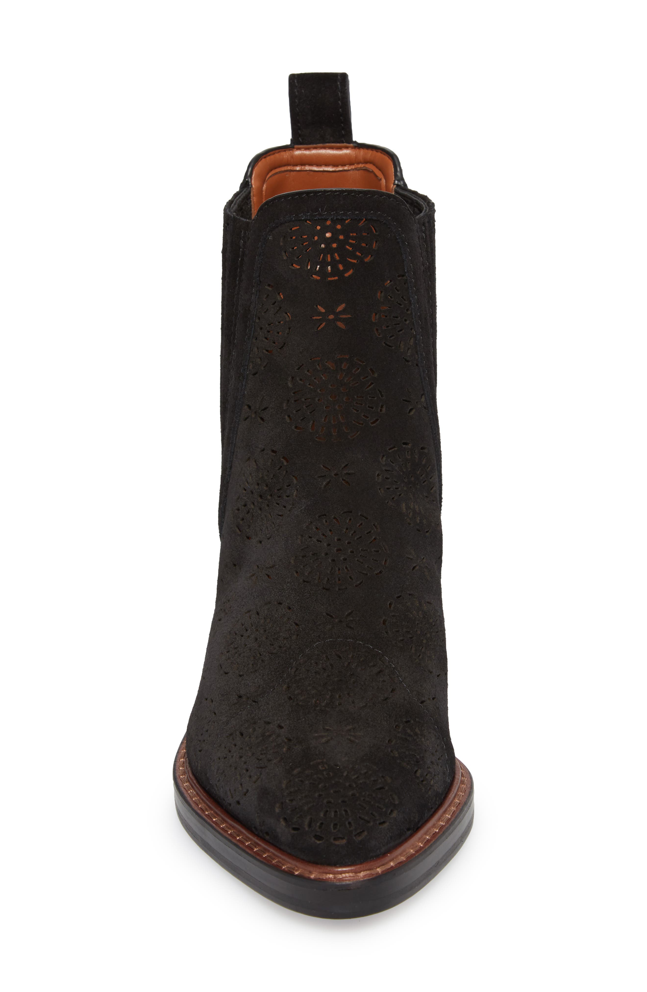 COACH Bowery Tea Rose Cutout Chelsea Bootie, Alternate, color, 