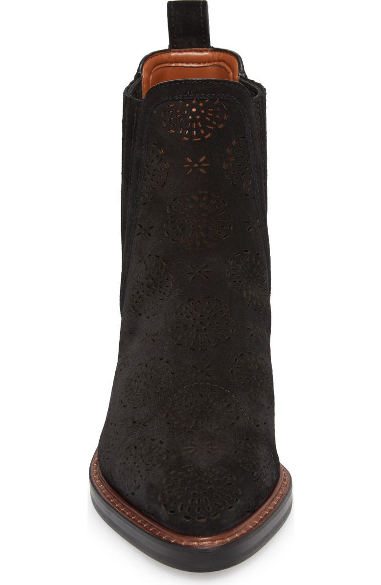 COACH Bowery Tea Rose Cutout Chelsea Bootie, Alternate, color,