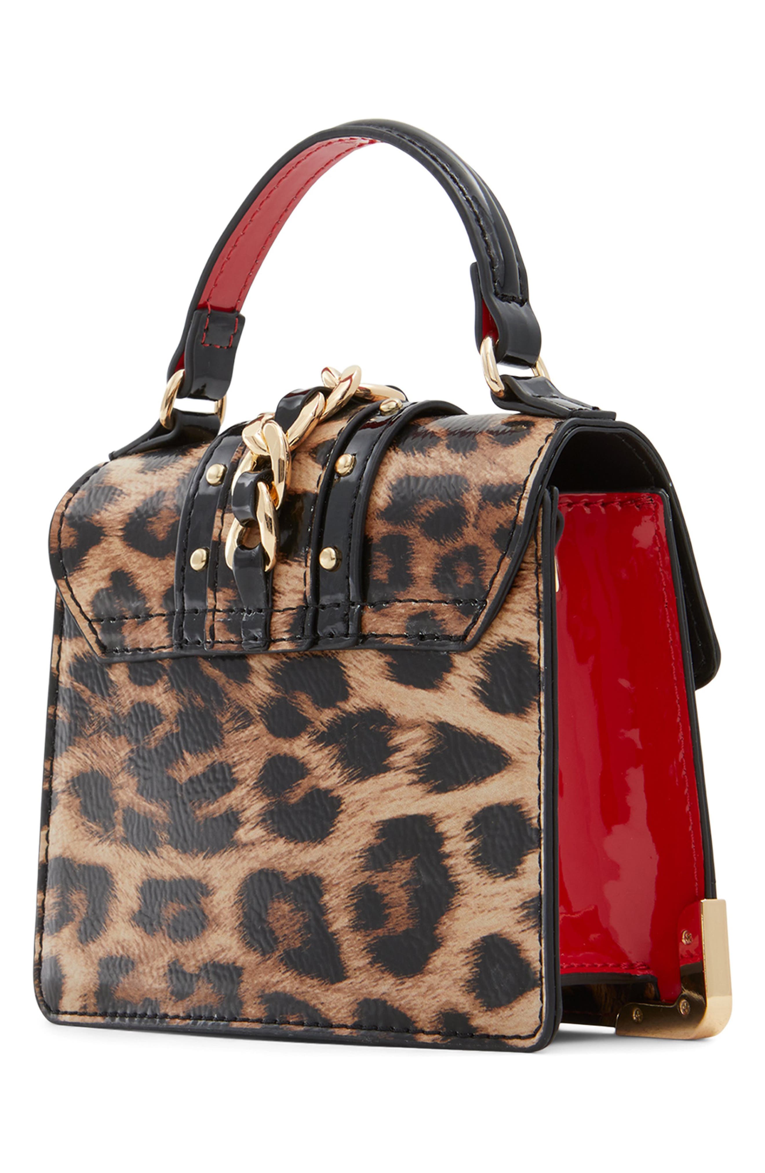 Mini Baro Top Handle Crossbody Bag, Alternate, color, BROWN MULTI