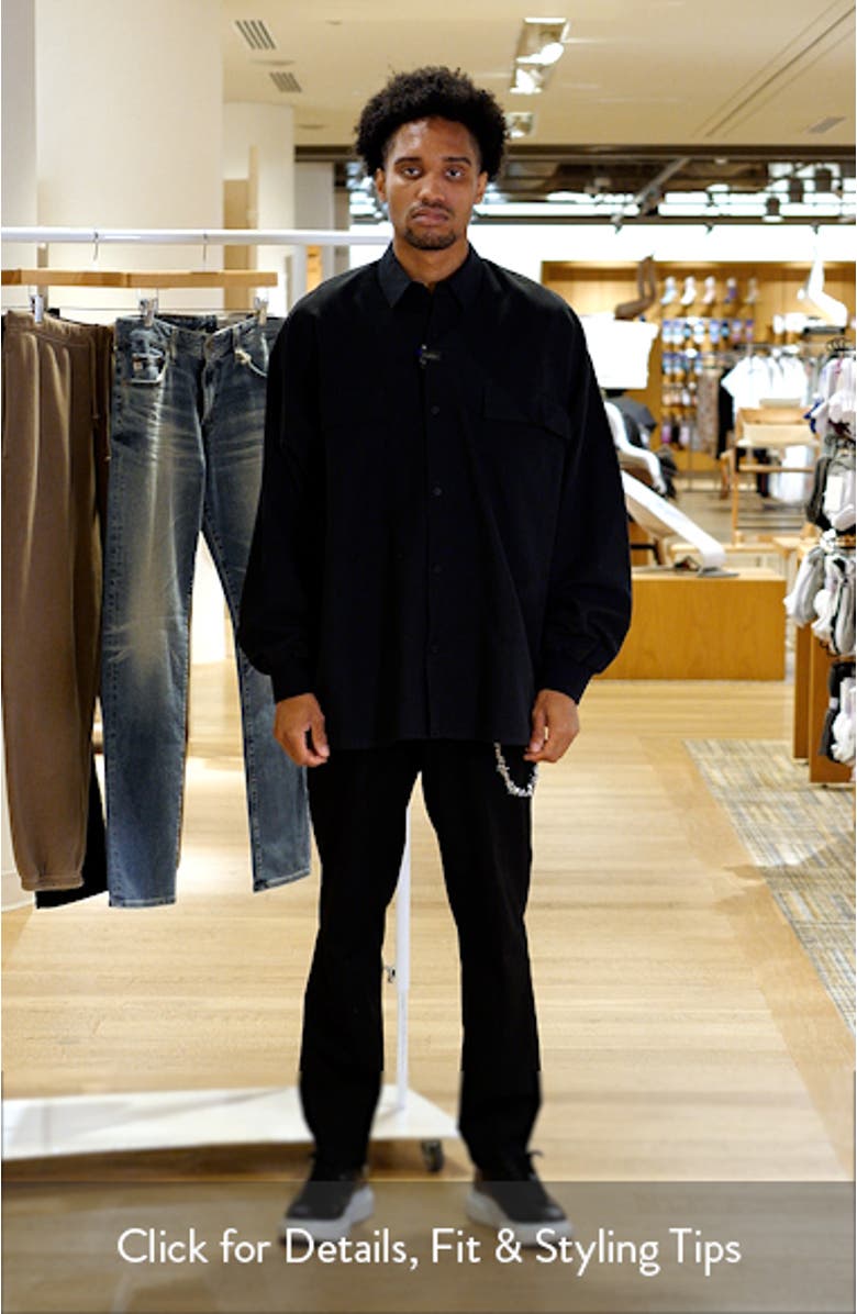 Oversize Oxford Button-Up Shirt, sales video thumbnail