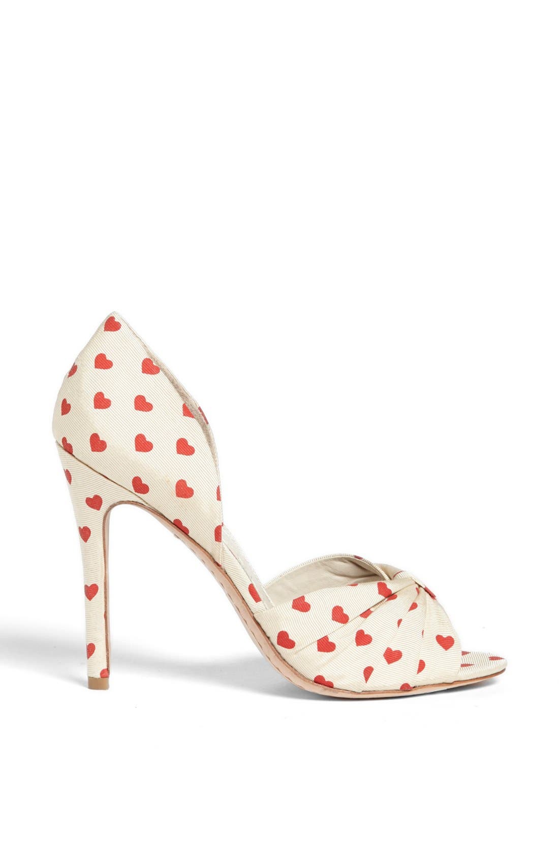 'Gigi' Pump, Alternate, color, CREAM/ RED