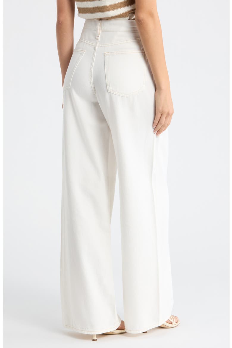 Featherweight Sofie High Waist Wide Leg Jeans, Alternate, color, WHITE