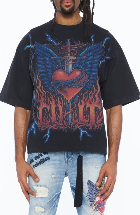 Graphic Oversized Cotton T-shirt