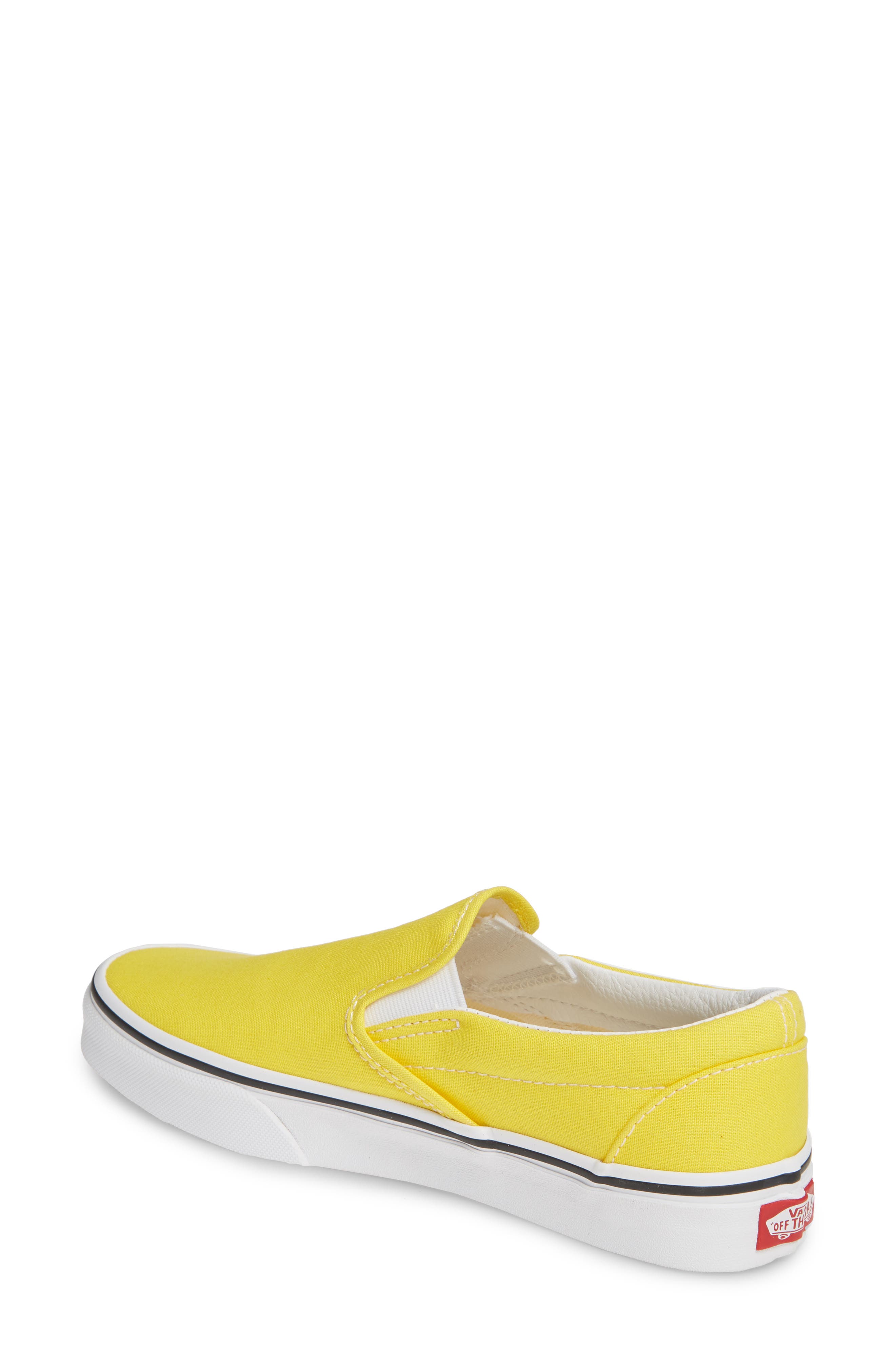 Classic Slip-On, Alternate, color, VIBRANT YELLOW/ TRUE WHITE