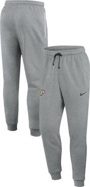 Nike Men's Nike Heather Gray Purdue Boilermakers Basketball Practice Dri-FIT Taper Sweatpants