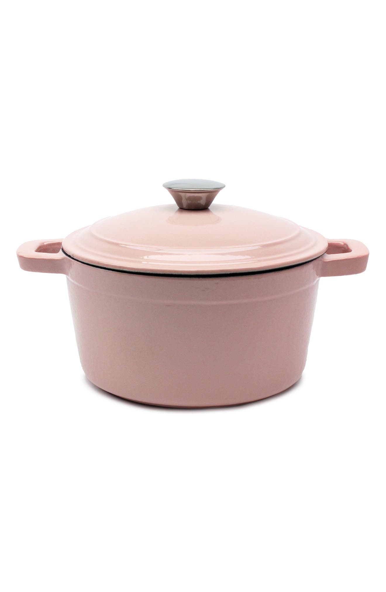 BergHOFF INTERNATIONAL Cast Iron 3qt. Round Stockpot - Pink