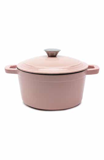 BERGHOFF INTERNATIONAL Cast Iron 3qt. Round Stockpot - Pink