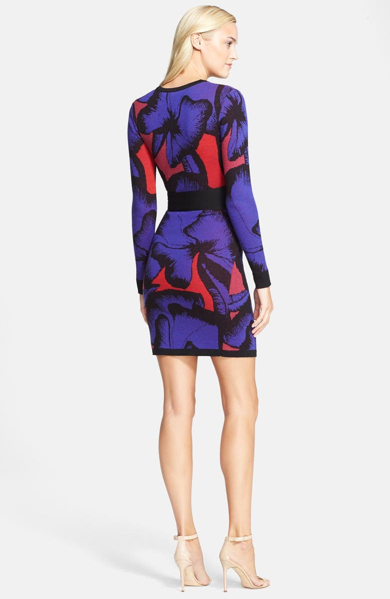 Diane von Furstenberg 'Leandra' Pattern Wrap Dress, Alternate, color, 