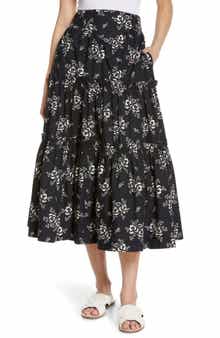 Sea Alessia Print Tiered Skirt