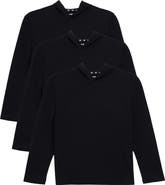 XRAY Kids' 3-Pack Hooded Long Sleeve Cotton T-Shirts