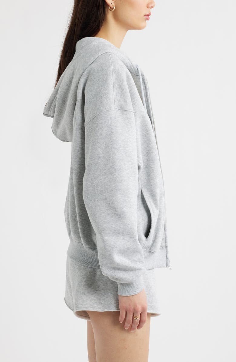 BP. Bubble Zip Hoodie, Alternate, color, Grey Soft Heather