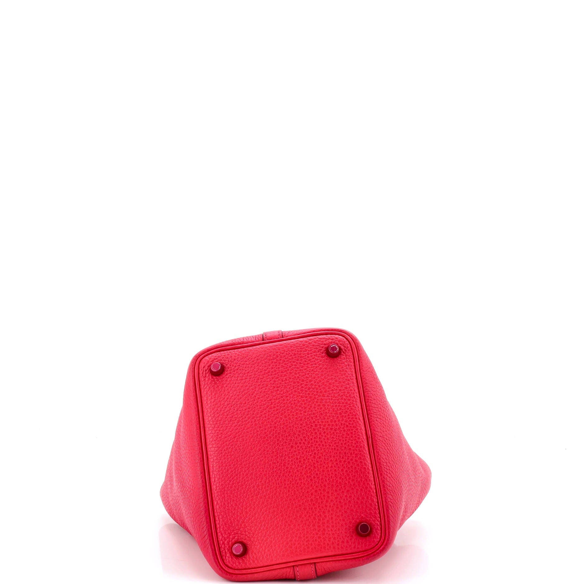 Pre-Owned Hermes Monochrome Picotin Lock Bag Clemence PM, Alternate, color, Rose Mexico