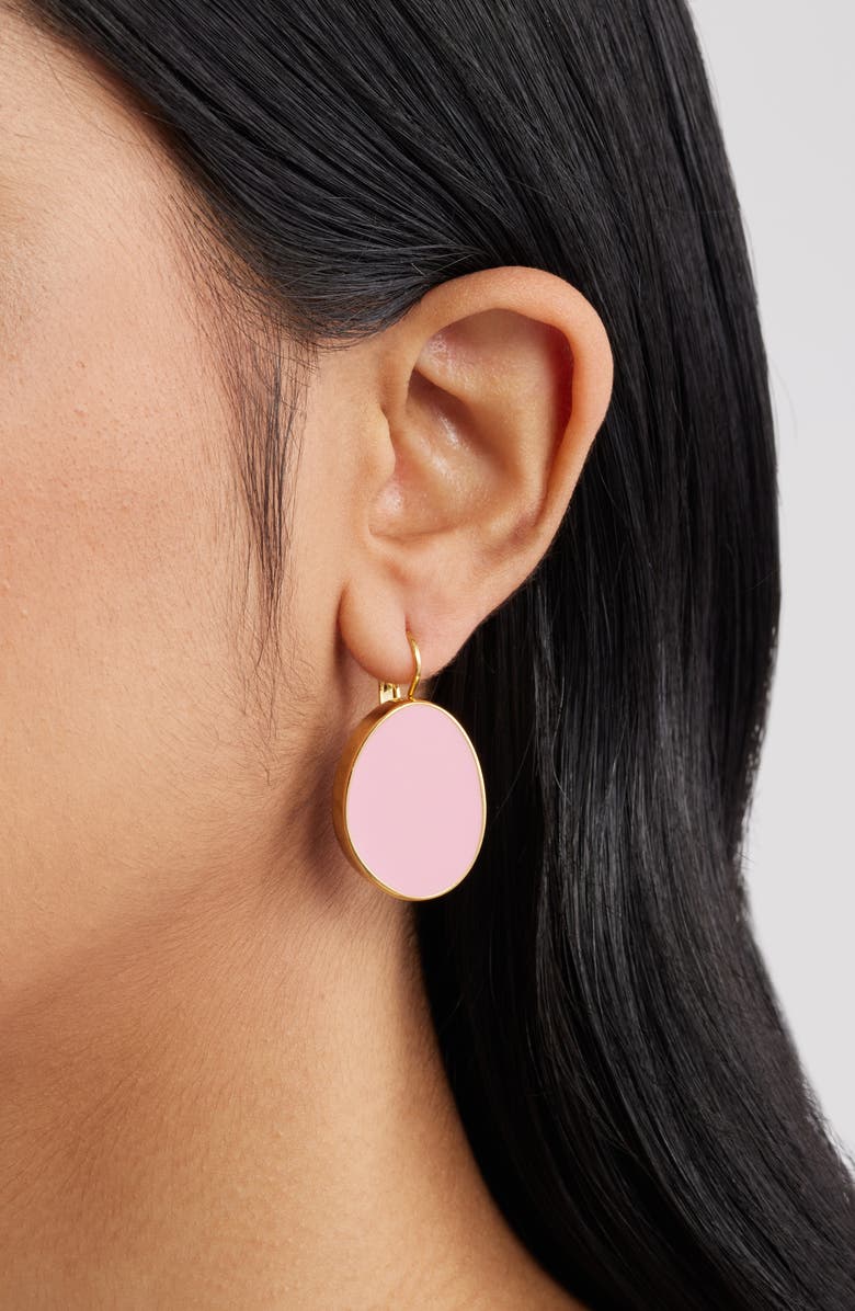 Kenneth Jay Lane Enamel Drop Earrings, Alternate, color, Gold