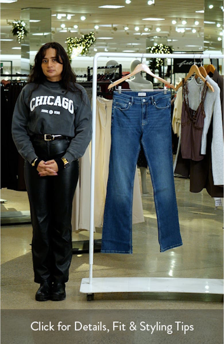 Haldan Mid Rise Slim Bootcut Jeans, sales video thumbnail