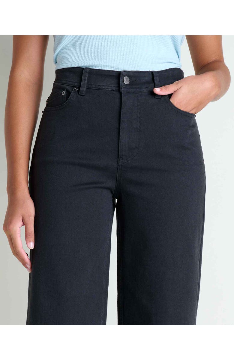 Toad & Co Balsam Wide Leg Pant, Alternate, color, Washed Black