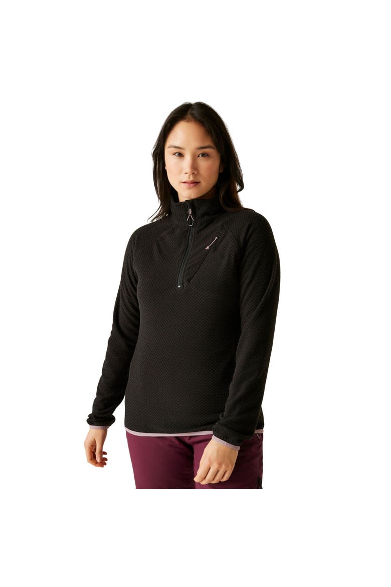 Switch Up Fleece Top, Alternate, color, Black