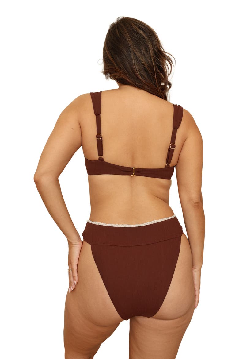 Sydney Cheeky Bikini Bottom, Alternate, color, Terra