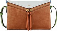 MCM Diamant 3D Shoulder Bag in Suede and Calf Leather