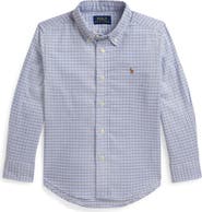 Polo Ralph Lauren Kids' Performance Plaid Oxford Shirt
