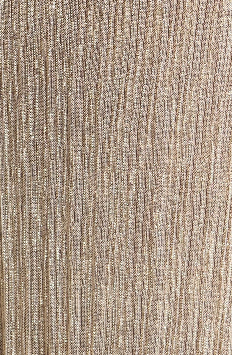 PQ SWIM Waverly Tie Waist Shimmer Cover-Up Pants, Alternate, color, Oro