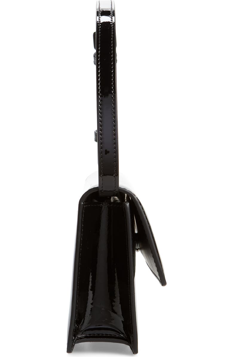 Off-White Jitney 1.0 Patent Leather Shoulder Bag, Alternate, color,