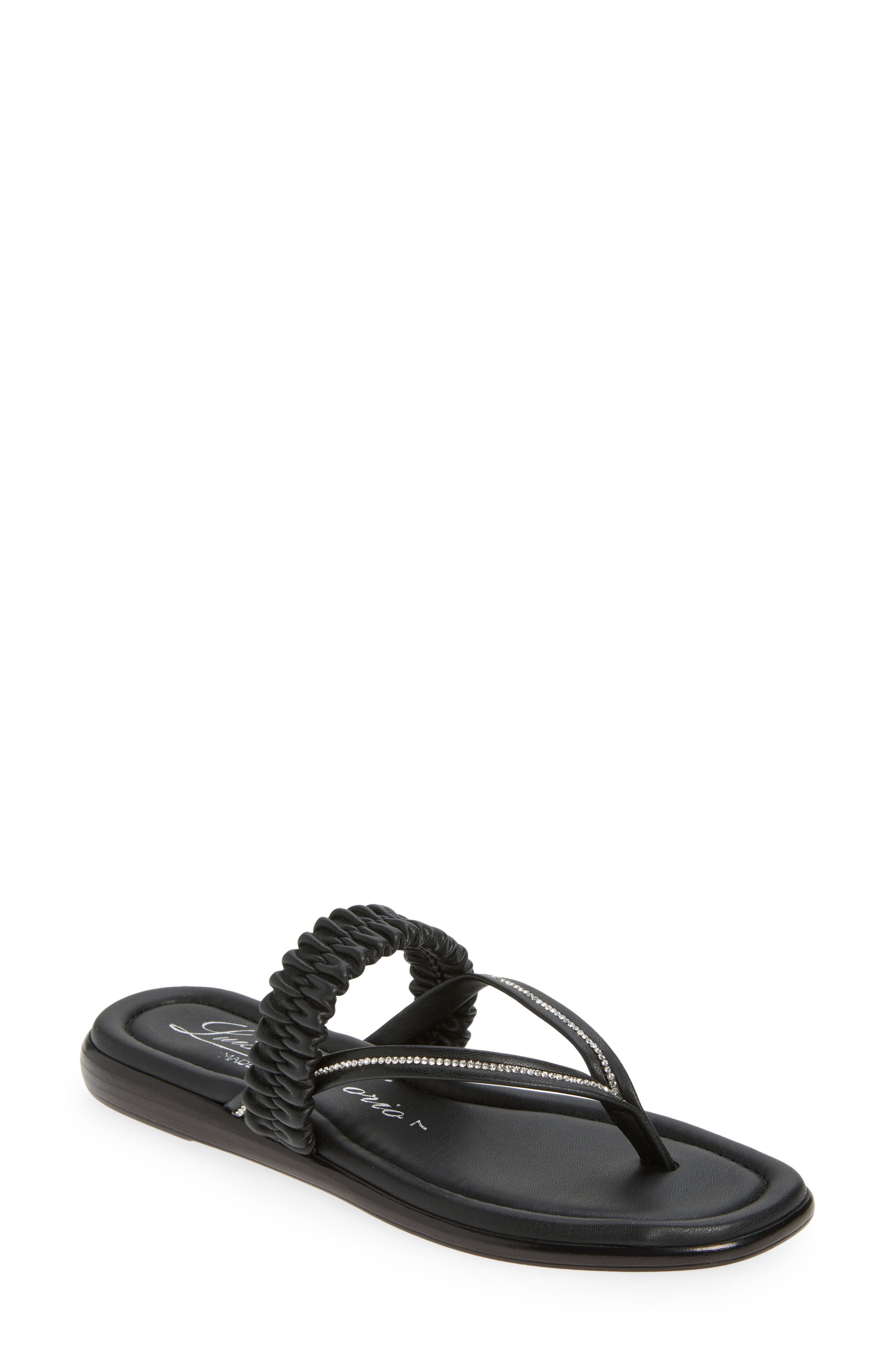 ITALIAN SHOEMAKERS Beckett Slide Sandal, Main, color, Black