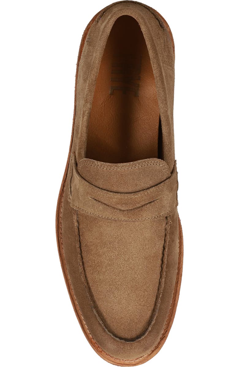 Frye Tyler Flex Penny Loafer, Alternate, color, Mushroom