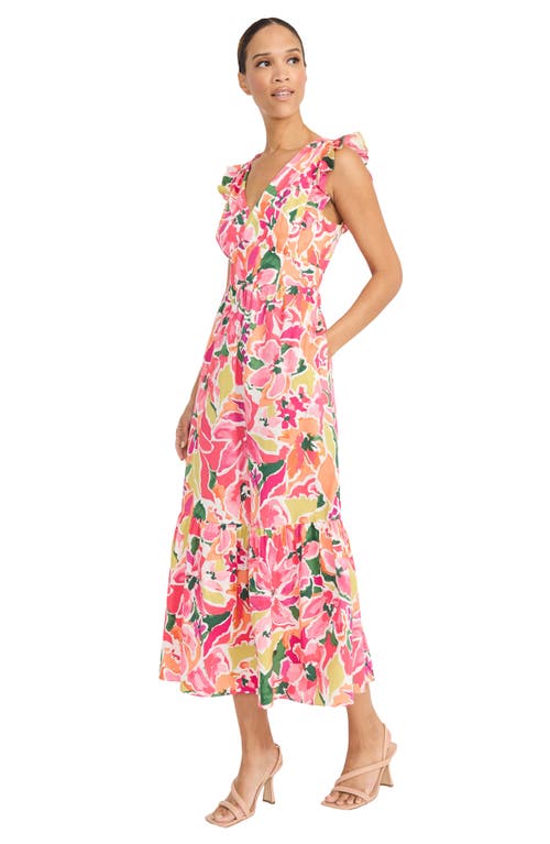 Maggy London Maxi Dress In Pink