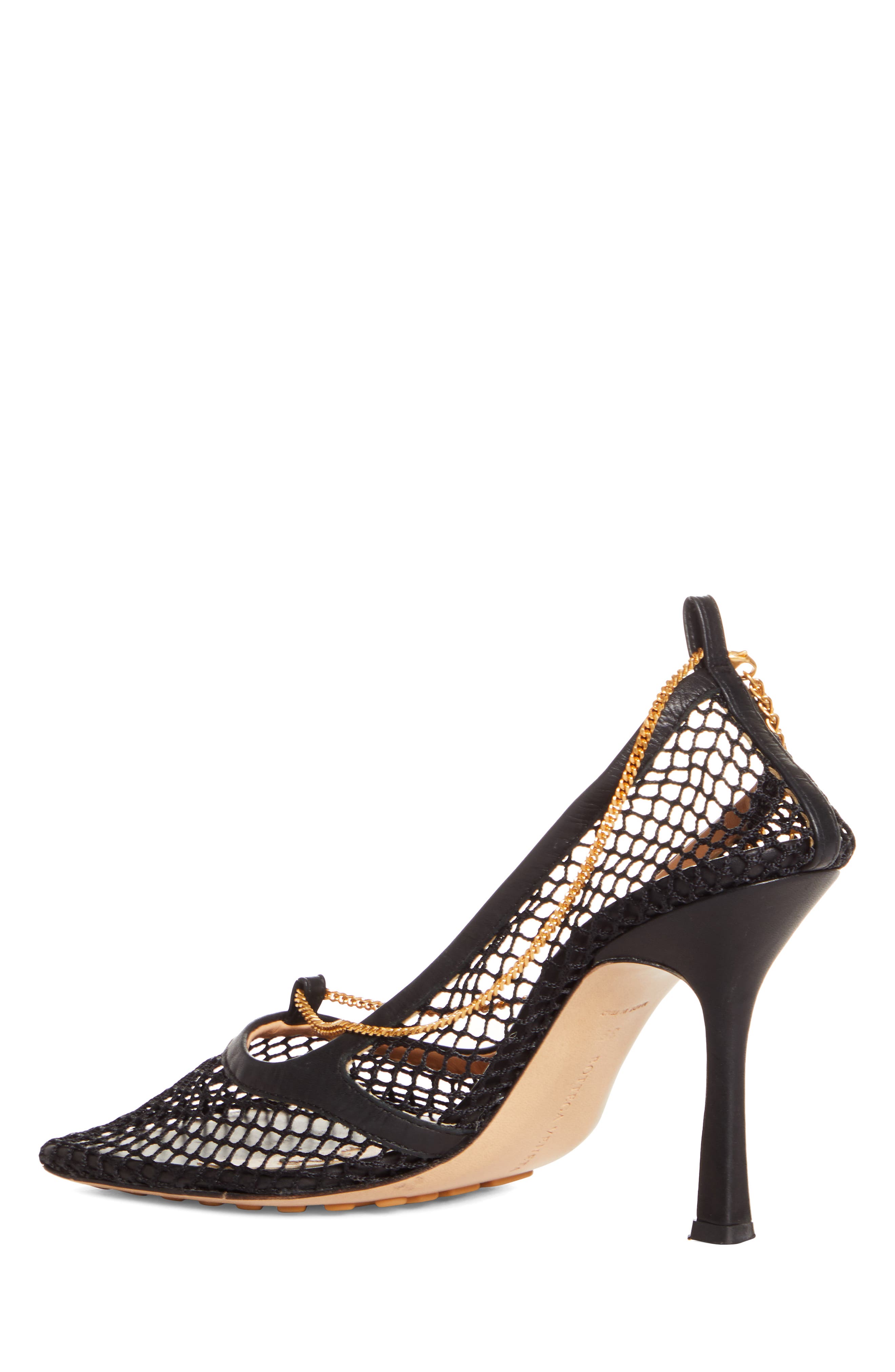 Décolleté Stretch Pump, Alternate, color, BLACK