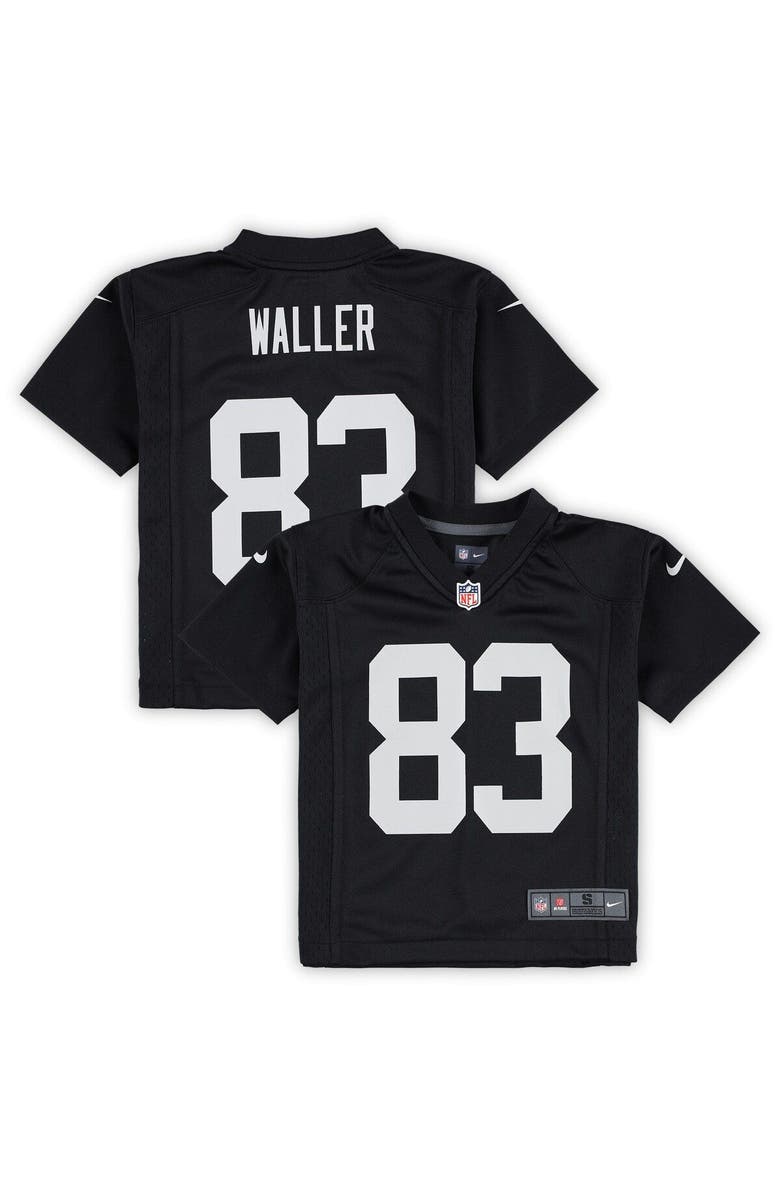 Nike Preschool Nike Darren Waller Black Las Vegas Raiders Game Jersey, Main, color, 