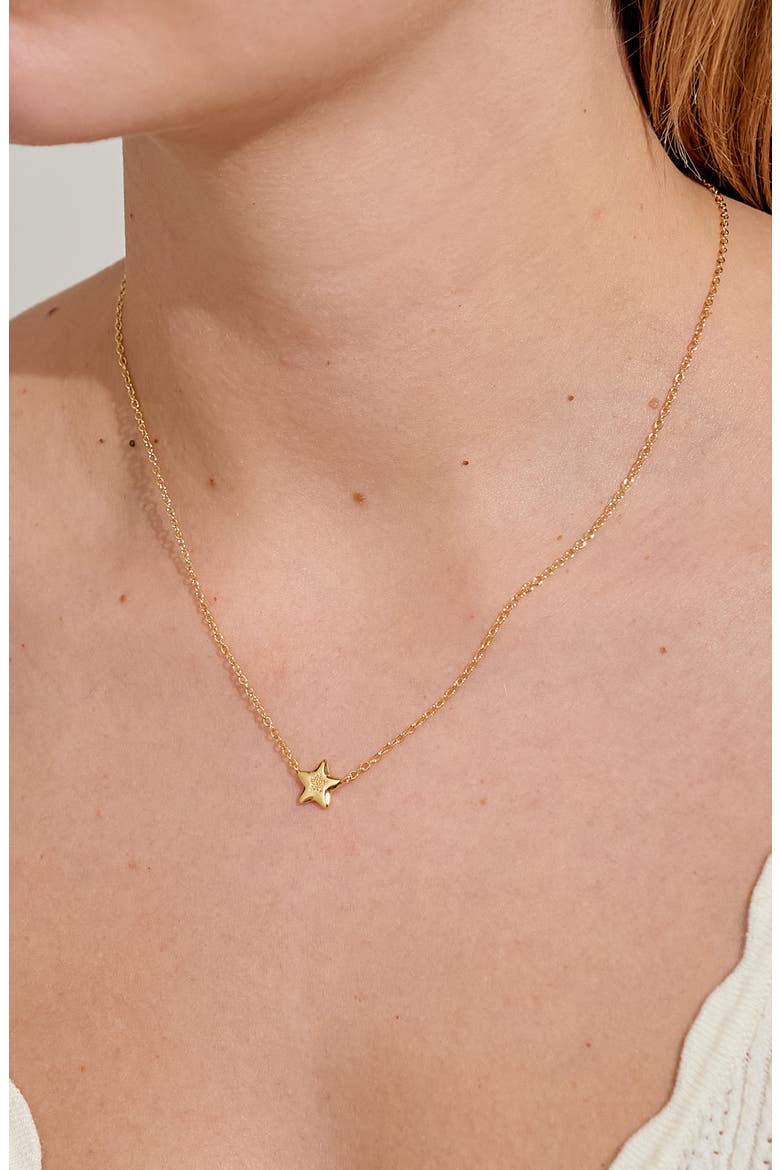 Christmas Gift Box 'Happy Holidays' Necklace in Gold-Tone Plating, Alternate, color, Metallic Gold