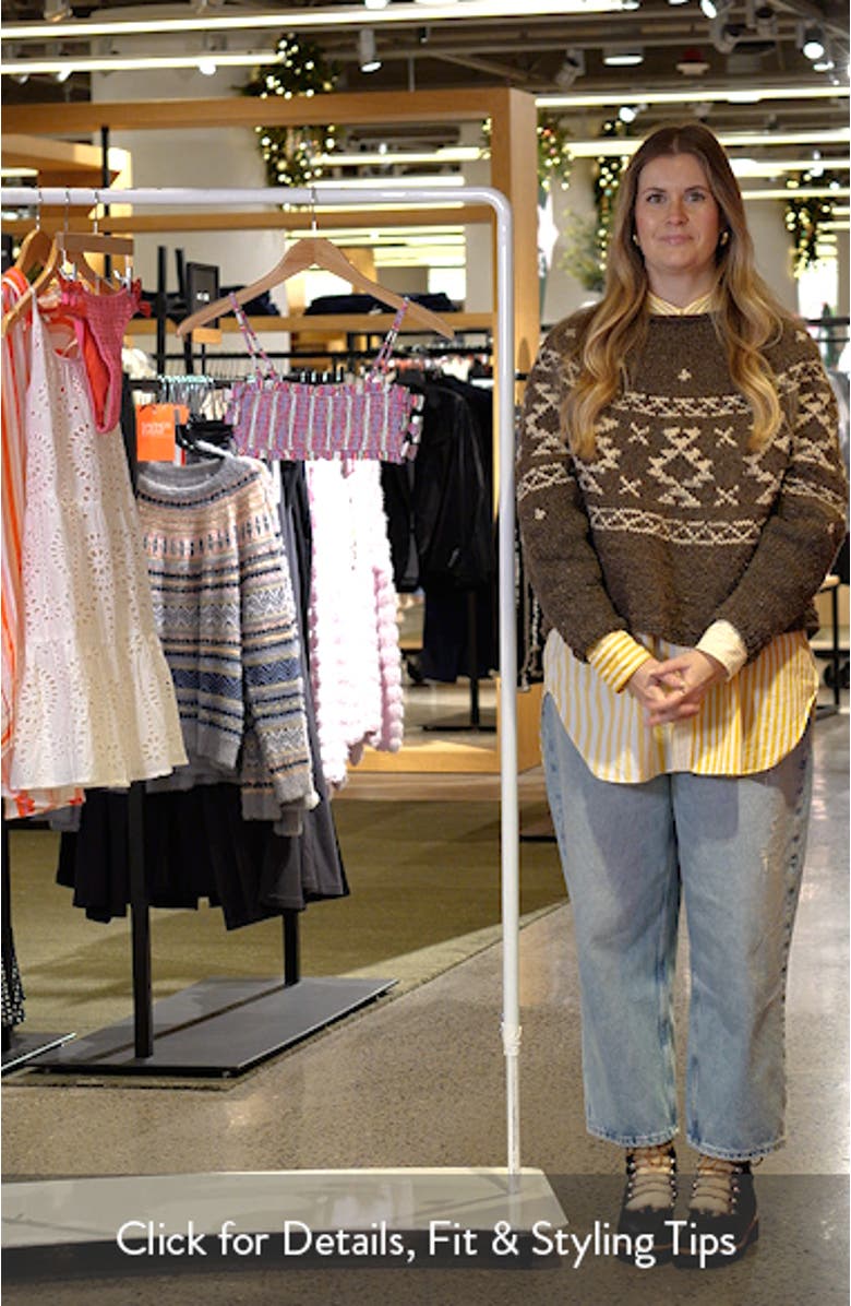 Stripe Smocked Bow Bandeau Bikini Top, sales video thumbnail