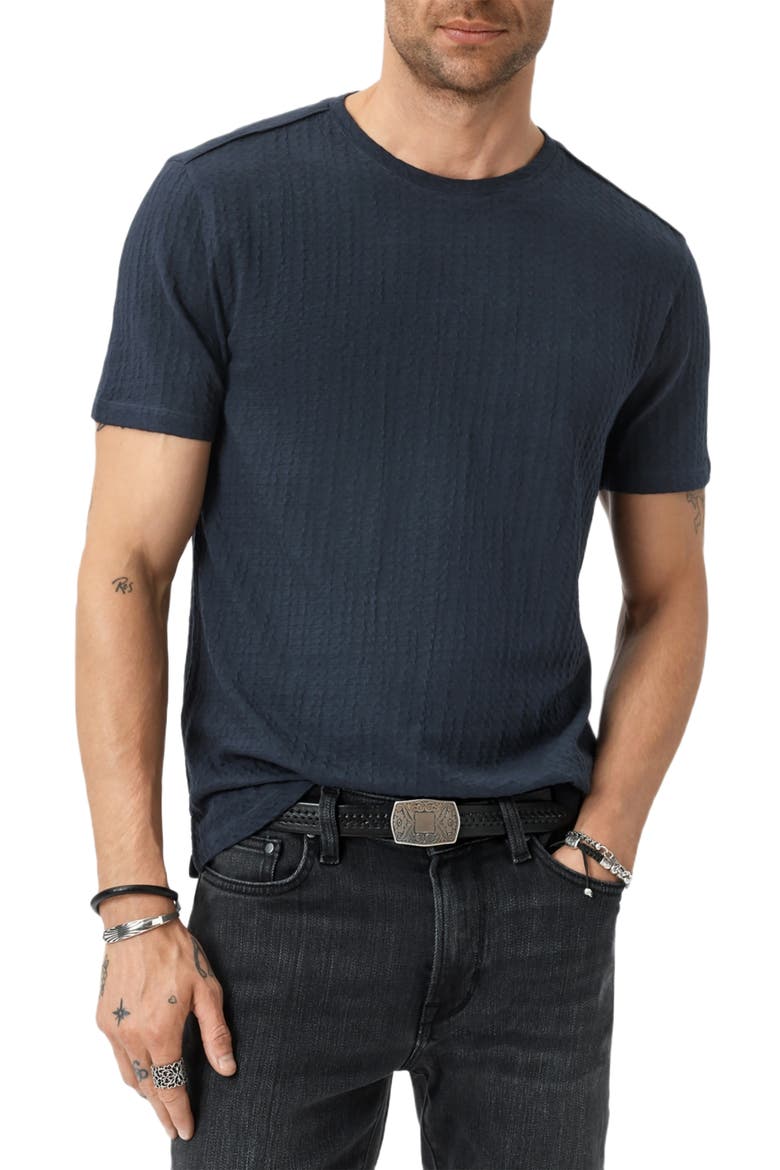 Brasse Crewneck T-Shirt, Main, color, NAVY