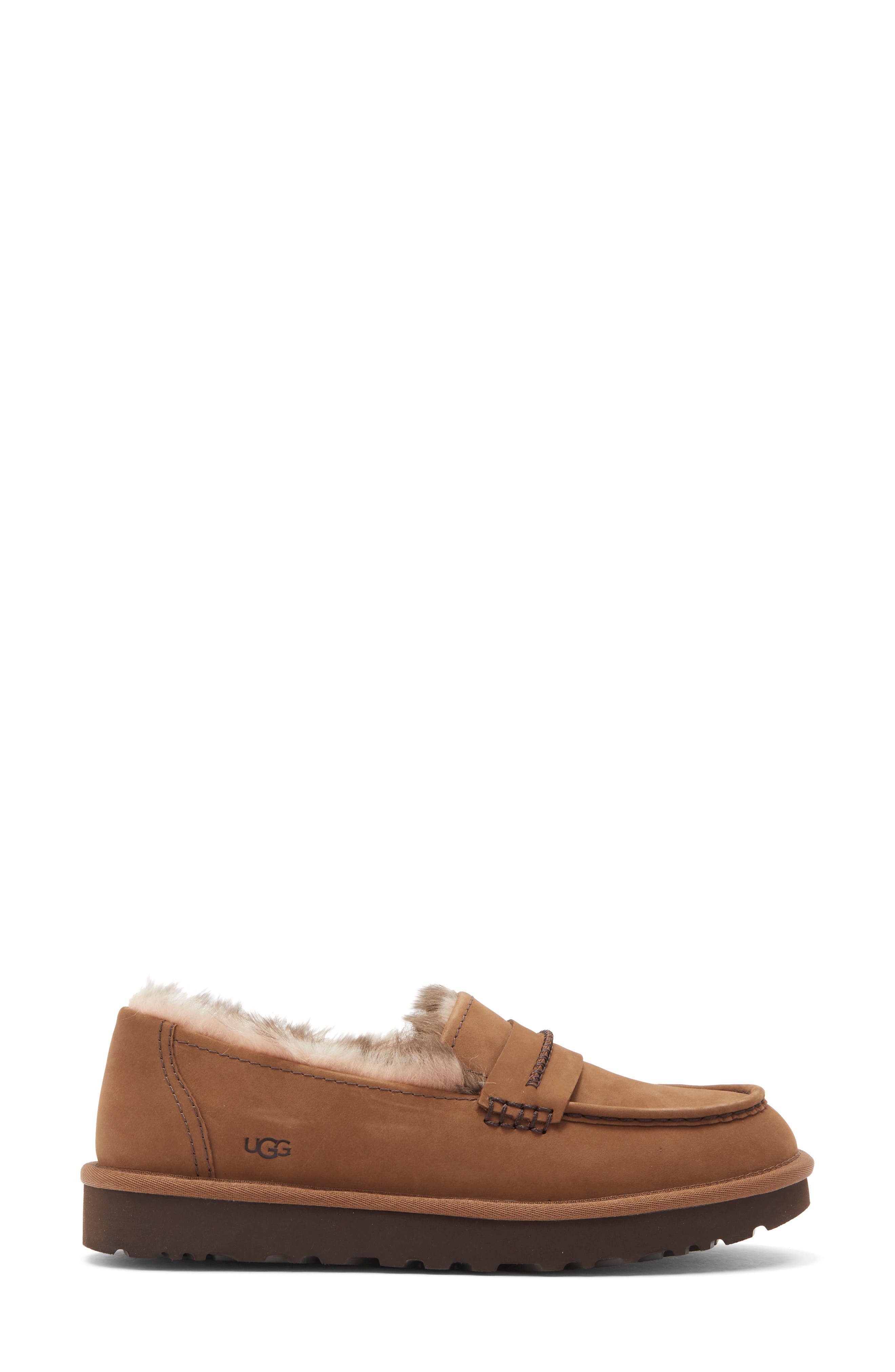 Ellis Leather Loafer, Alternate, color, DARK CHESTNUT