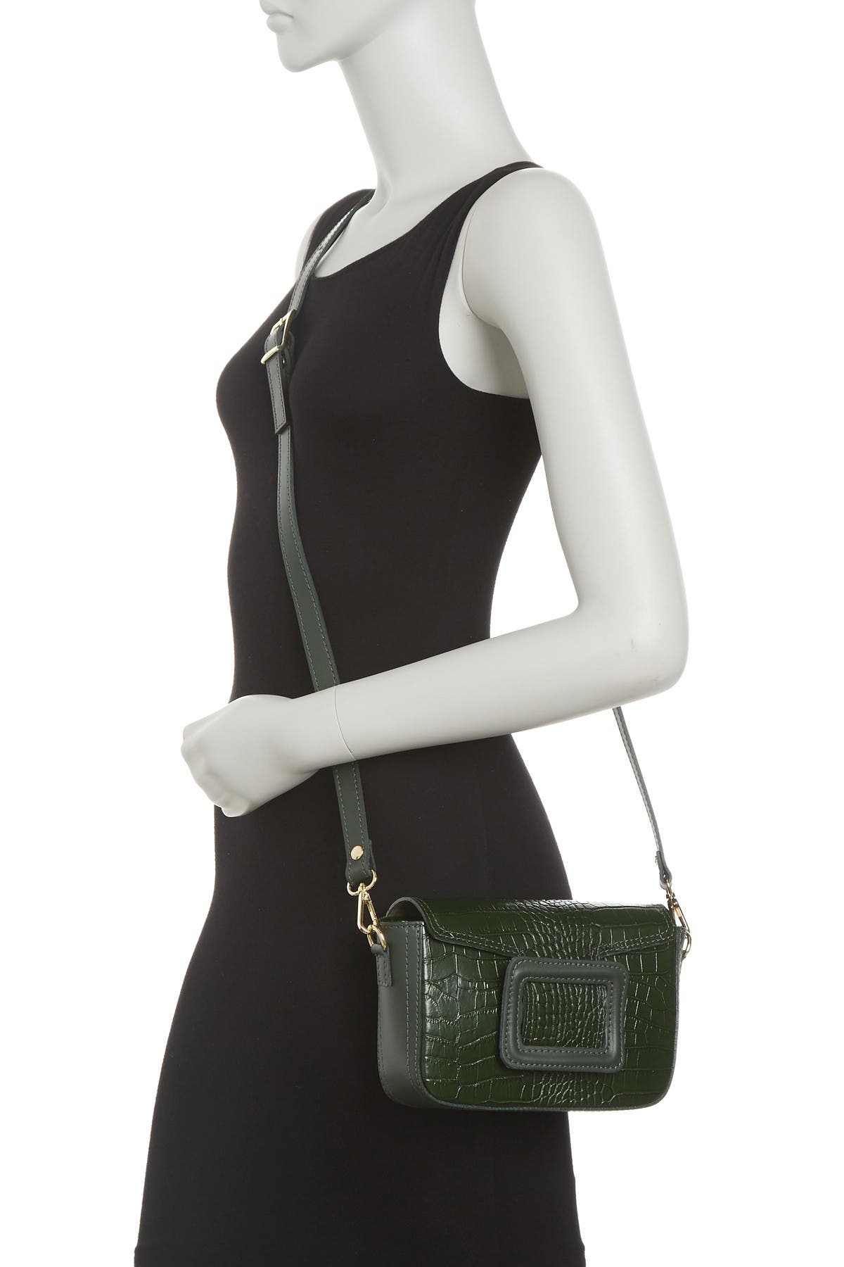 SCUI STUDIOS Croc Embossed Crossbody Bag (Men) | Nordstromrack