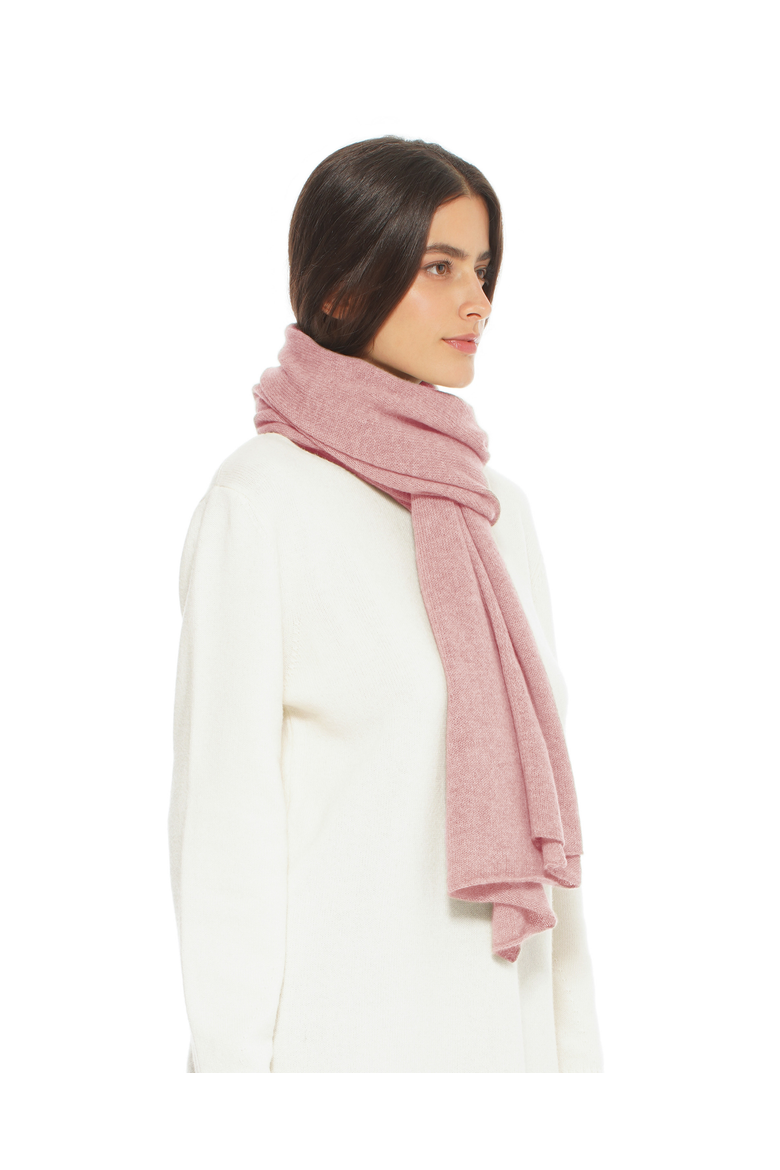 Pure Cashmere Cloud-Soft Scarf, Alternate, color, Old Rose