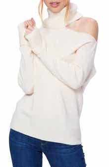 PAIGE Raundi Cutout Shoulder Sweater