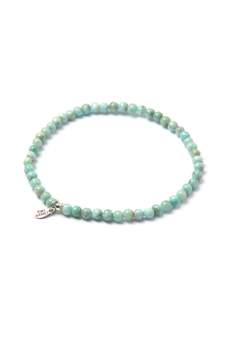 Genuine Rare Larimar Energy Bracelet, Main, color, Light Blue-Green